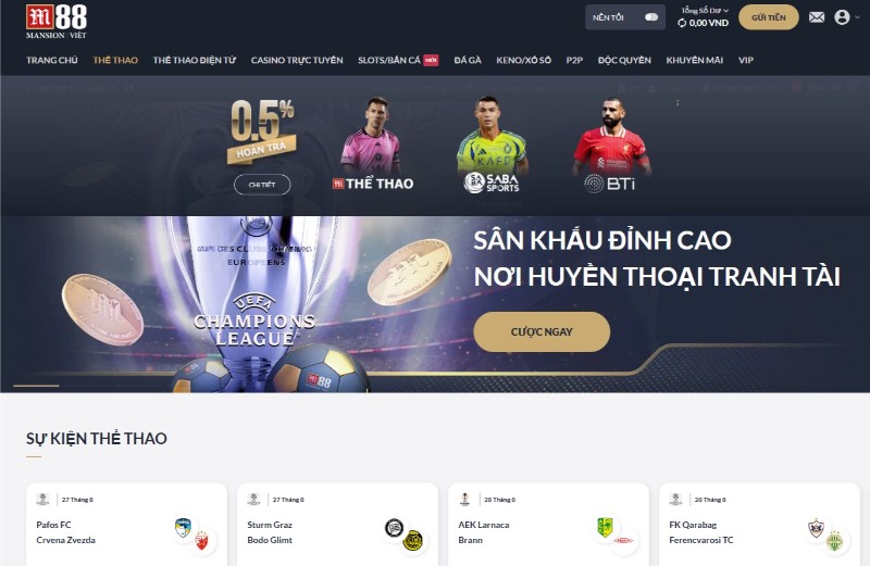 cá cược bóng đá M88