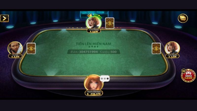 Tiến Lên Miền Nam M88 2 Giao diện chơi game bài Tiến Lên Miền Nam tại nhà cái