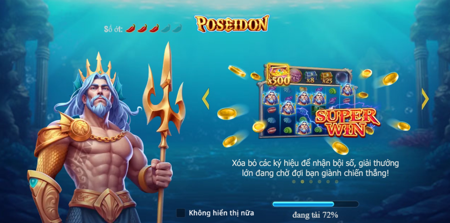 Nổ hũ Poseidon lấy cảm hứng từ thần thoại Hy Lạp cổ đại